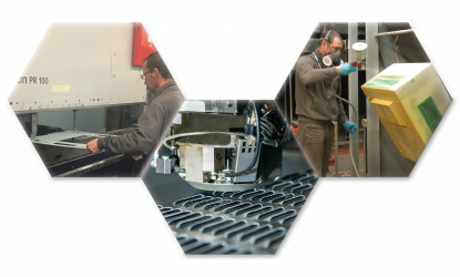 Defence Subsystems Hexes 2 415x250 - Electro-Mechanical Assembly & Fabrication