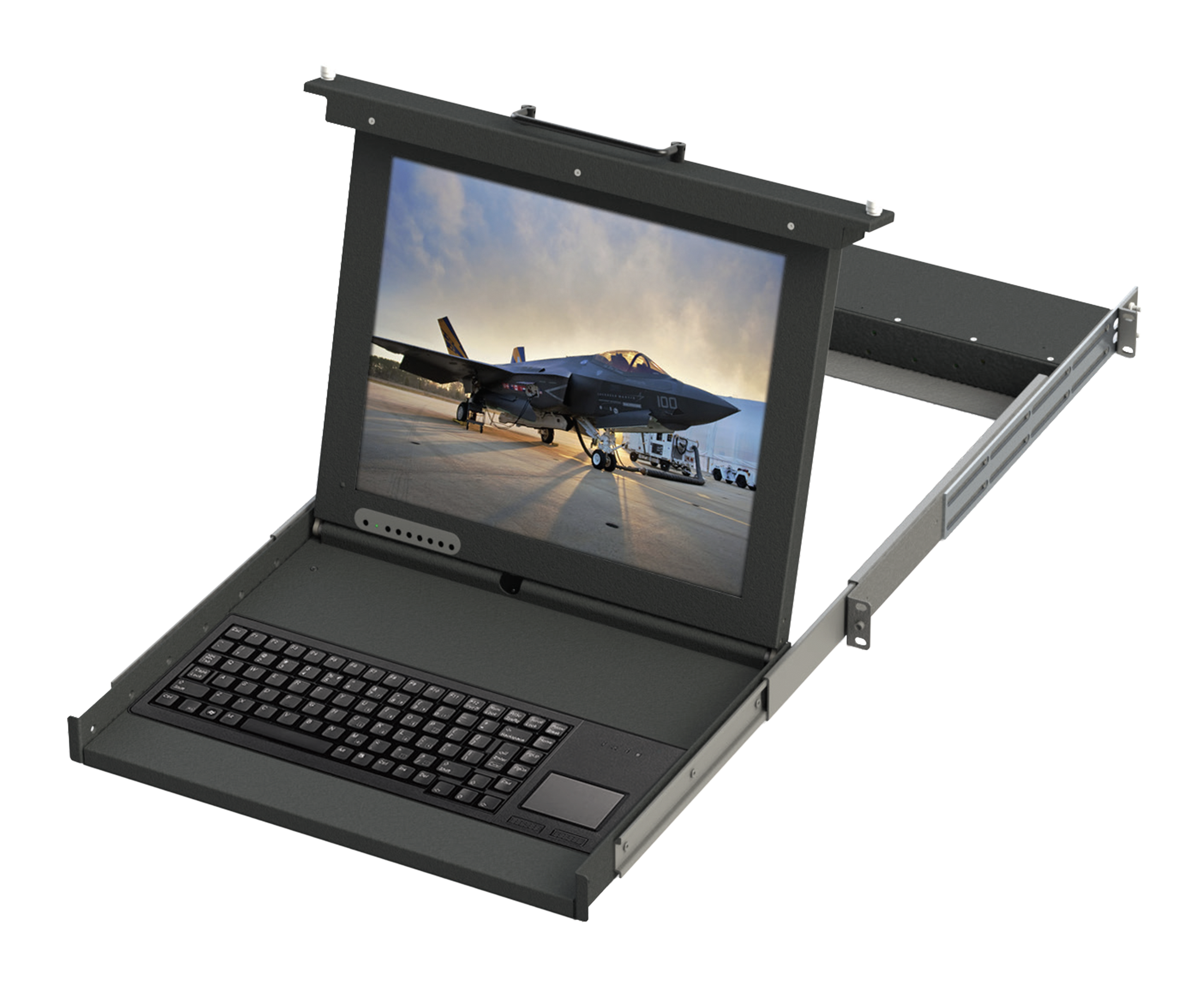 Rugged Displays 260818 PH RD 03 19 Rack Drawer Display 01A - Rugged Displays